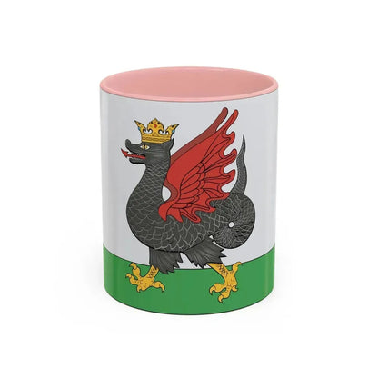 Flag of Kazan Russia - Accent Coffee Mug 11oz Pink - Go Mug Yourself