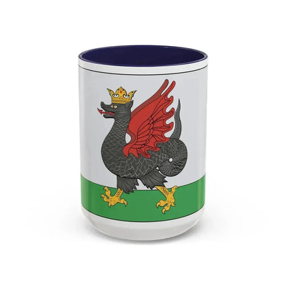 Flag of Kazan Russia - Accent Coffee Mug 15oz Navy - Go Mug Yourself