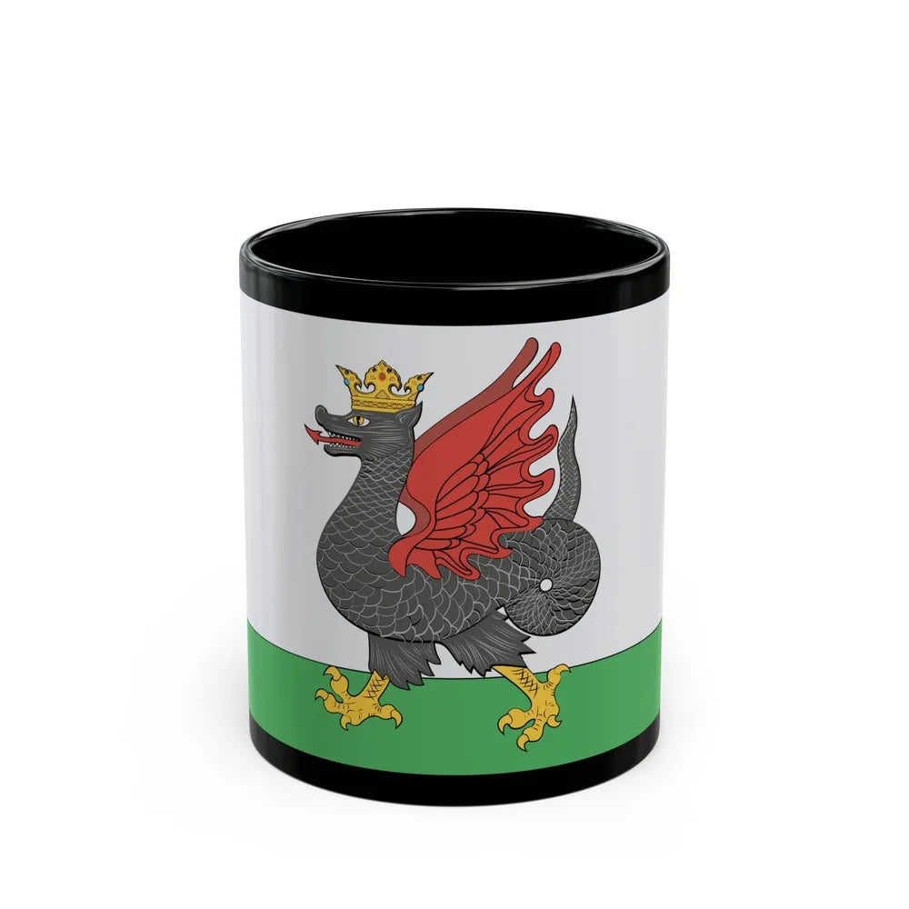 Flag of Kazan Russia - Black Coffee Mug-11oz-Go Mug Yourself