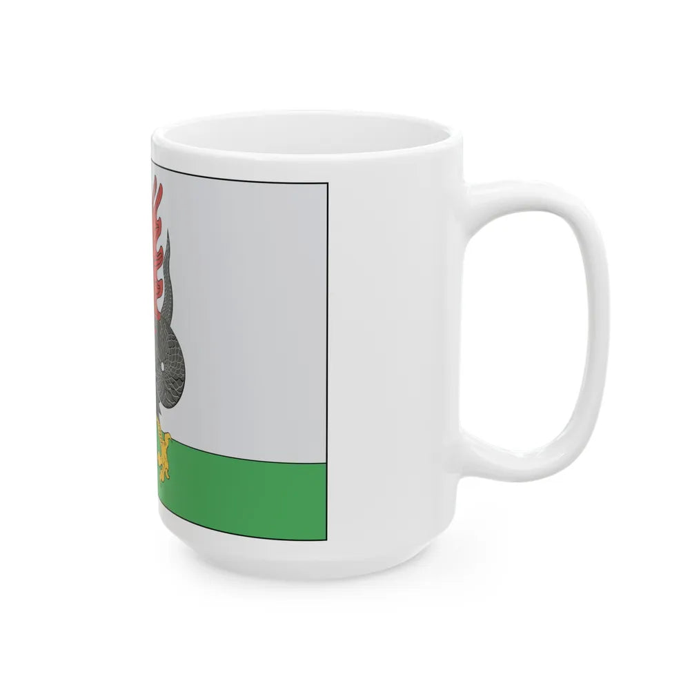 Flag of Kazan Russia - White Coffee Mug-Go Mug Yourself