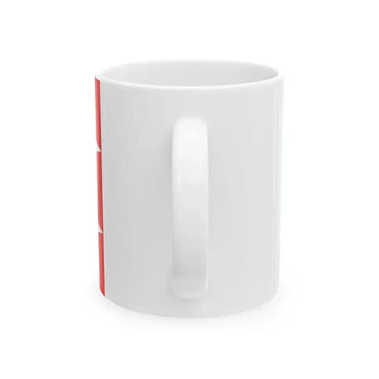 Flag of Kazbegi Municipality (Georgia) White Coffee Mug - Go Mug Yourself
