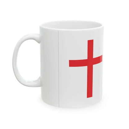 Flag of Kazbegi Municipality (Georgia) White Coffee Mug - Go Mug Yourself