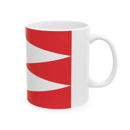 Flag of Kazbegi Municipality (Georgia) White Coffee Mug - Go Mug Yourself
