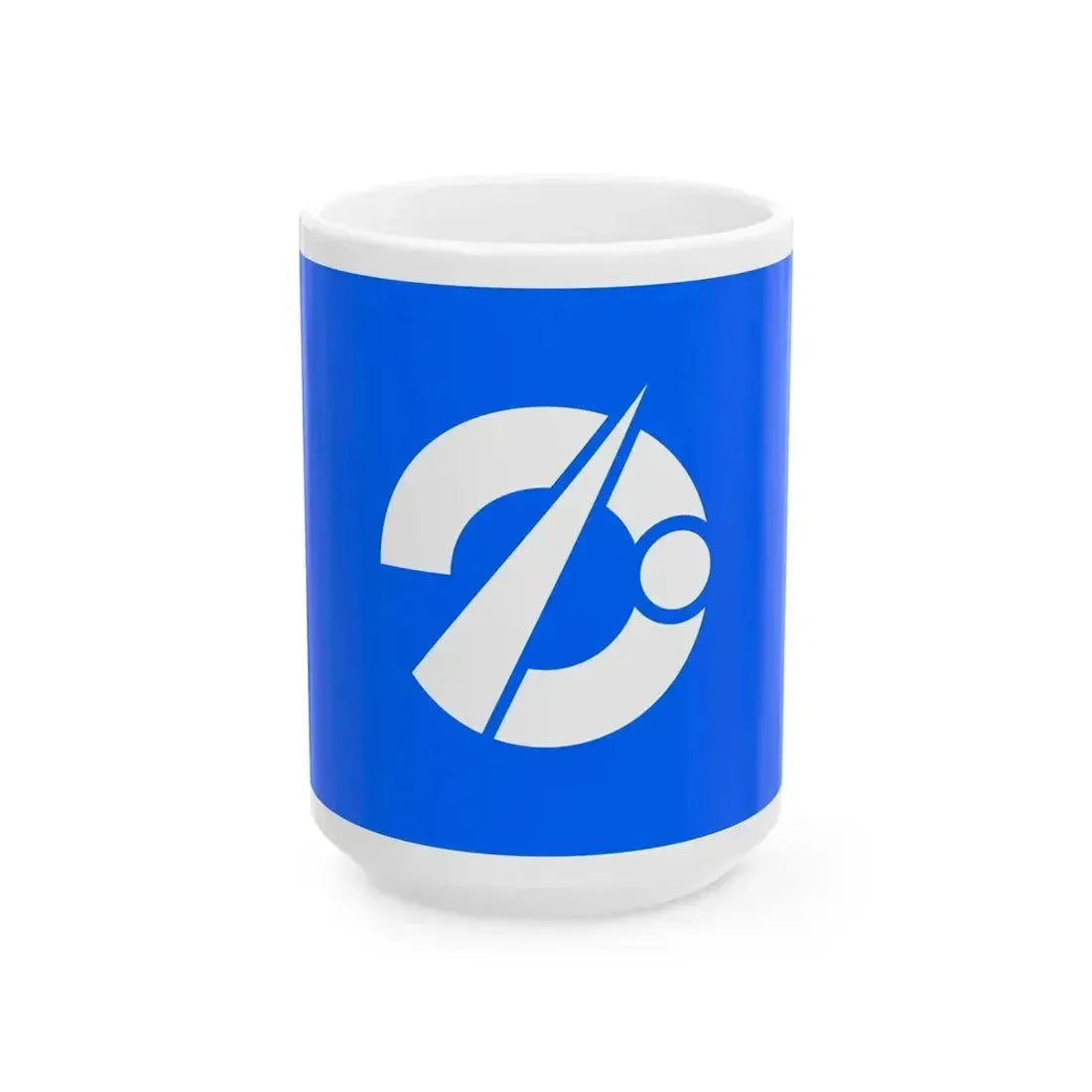 Flag of Kazuno Akita (Japan) White Coffee Mug 15oz - Go Mug Yourself