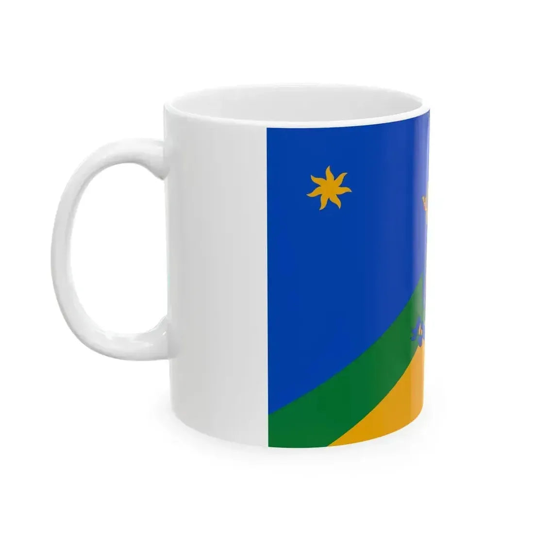 Flag of Kecel (Hungary) White Coffee Mug - Go Mug Yourself