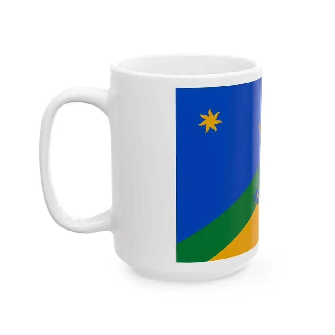 Flag of Kecel (Hungary) White Coffee Mug - Go Mug Yourself