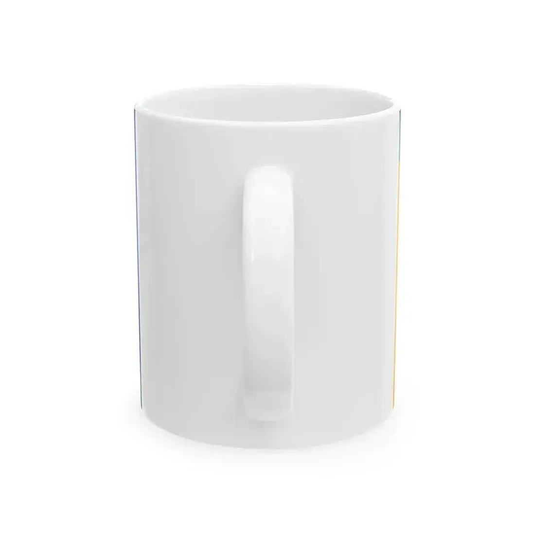 Flag of Kecel reverse (Hungary) White Coffee Mug - Go Mug Yourself