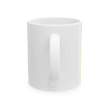 Flag of Kecel reverse (Hungary) White Coffee Mug - Go Mug Yourself