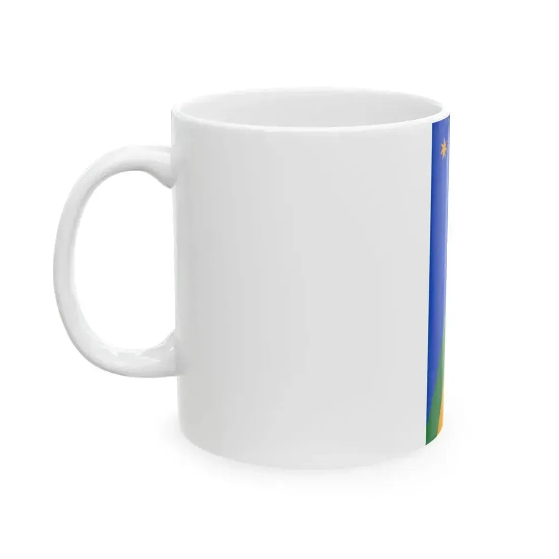 Flag of Kecel vertical (Hungary) White Coffee Mug - Go Mug Yourself