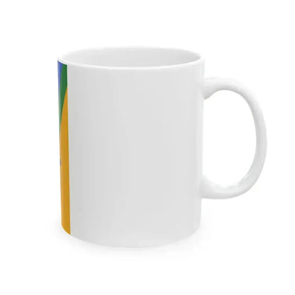 Flag of Kecel vertical (Hungary) White Coffee Mug - Go Mug Yourself