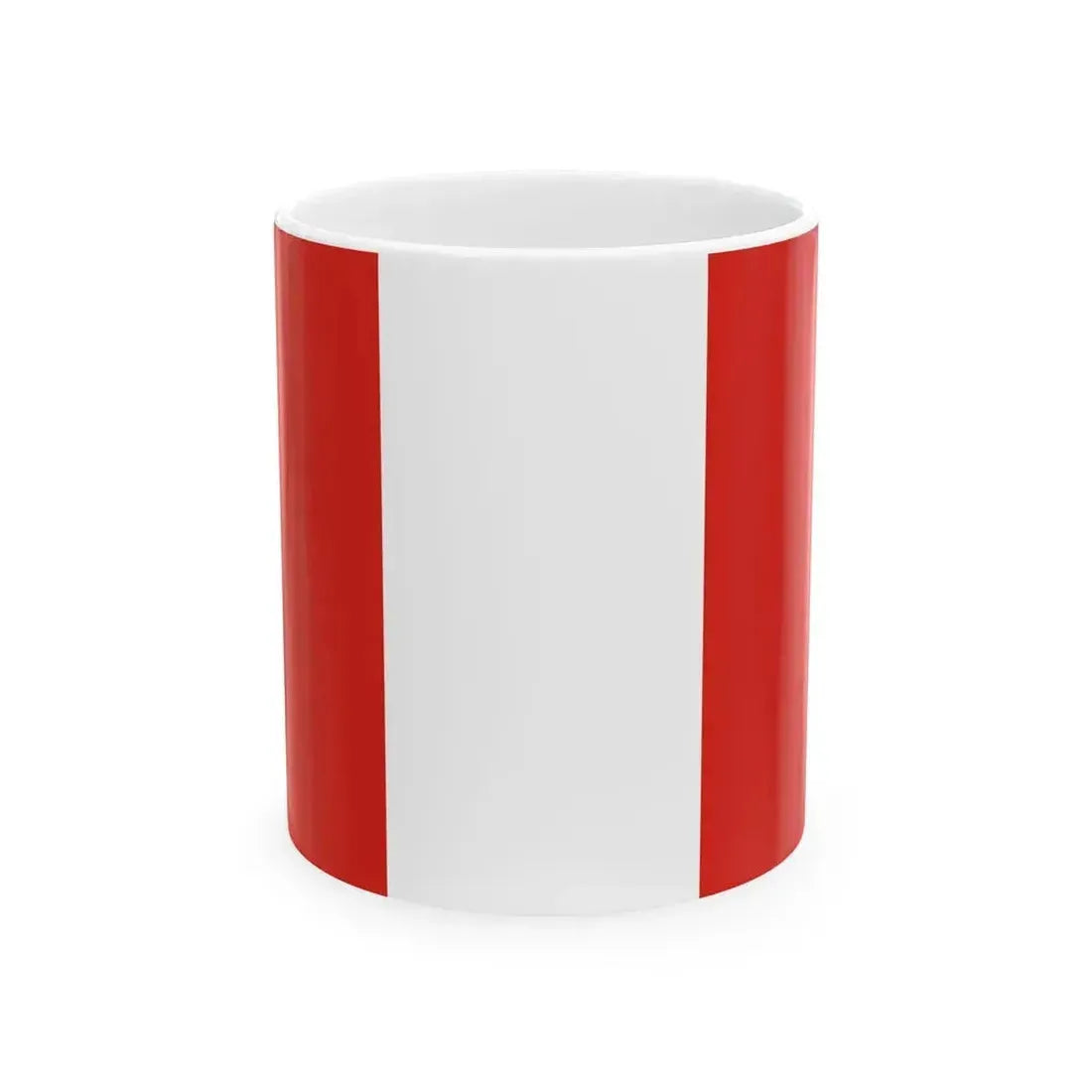 Flag of Kecskemet 1941 (Hungary) White Coffee Mug 11oz - Go Mug Yourself