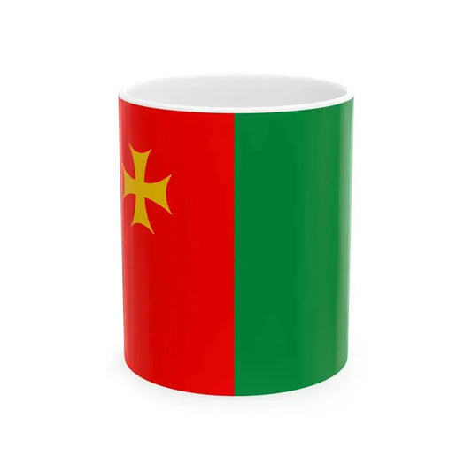 Flag of Keda Municipality (Georgia) White Coffee Mug 11oz - Go Mug Yourself