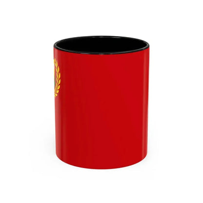 Flag of Kedah Malaysia - Accent Coffee Mug 11oz Black - Go Mug Yourself