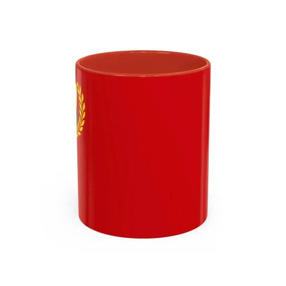 Flag of Kedah Malaysia - Accent Coffee Mug 11oz Red - Go Mug Yourself