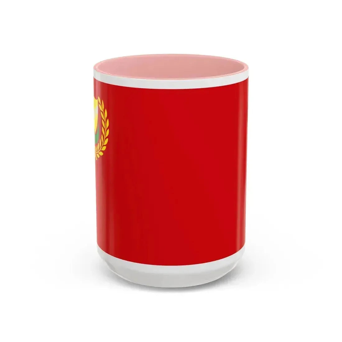 Flag of Kedah Malaysia - Accent Coffee Mug 15oz Pink - Go Mug Yourself