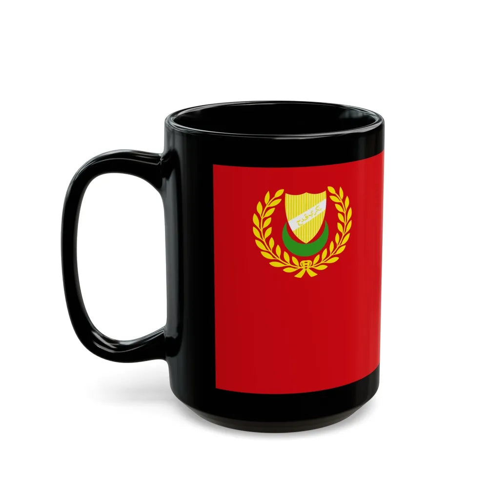 Flag of Kedah Malaysia - Black Coffee Mug-Go Mug Yourself