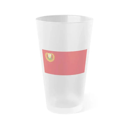 Flag of Kedah Malaysia - Frosted Pint Glass 16oz 16oz Frosted - Go Mug Yourself