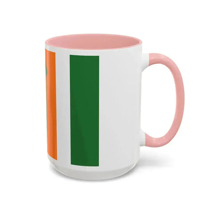 Flag of Kefar Saba Israel - Accent Coffee Mug - Go Mug Yourself