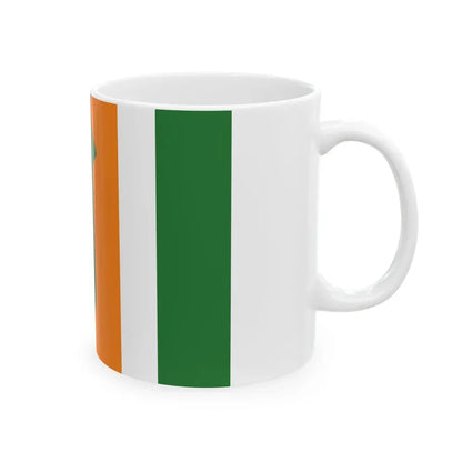 Flag of Kefar Saba Israel - White Coffee Mug - Go Mug Yourself