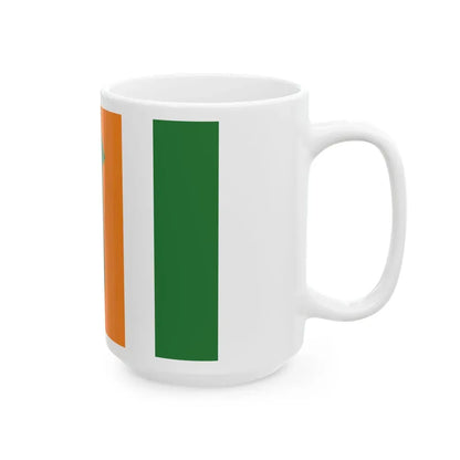Flag of Kefar Saba Israel - White Coffee Mug - Go Mug Yourself