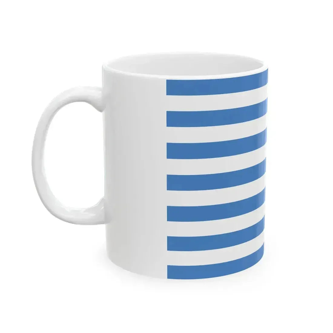 Flag of Kehra Harju County Estonia (Estonia) White Coffee Mug - Go Mug Yourself
