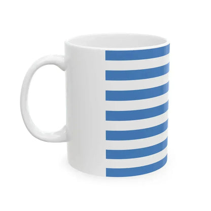Flag of Kehra Harju County Estonia (Estonia) White Coffee Mug - Go Mug Yourself