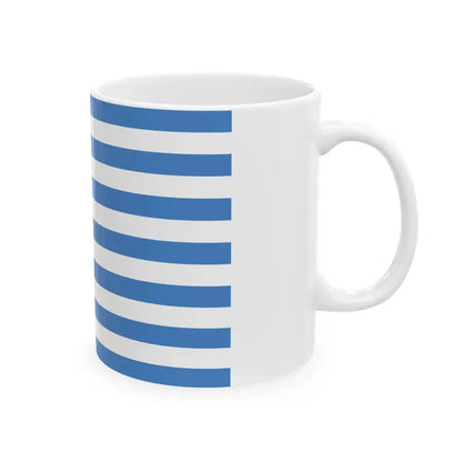 Flag of Kehra Harju County Estonia (Estonia) White Coffee Mug - Go Mug Yourself