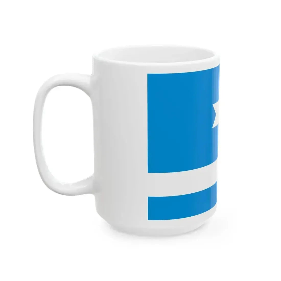 Flag of Keila Parish Harju County Estonia (Estonia) White Coffee Mug - Go Mug Yourself