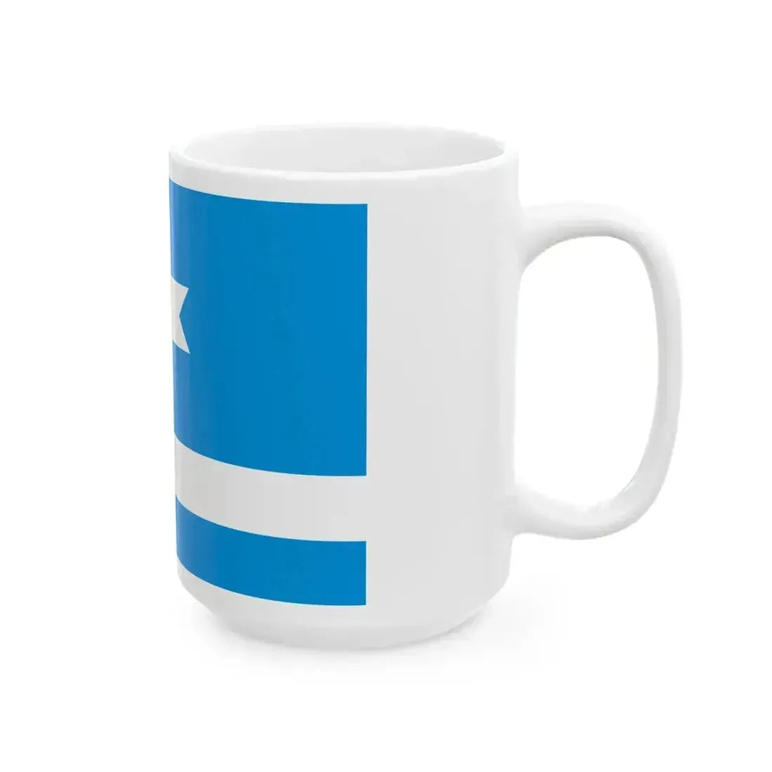 Flag of Keila Parish Harju County Estonia (Estonia) White Coffee Mug - Go Mug Yourself