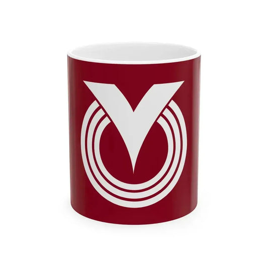 Flag of Keisen Fukuoka (Japan) White Coffee Mug 11oz - Go Mug Yourself