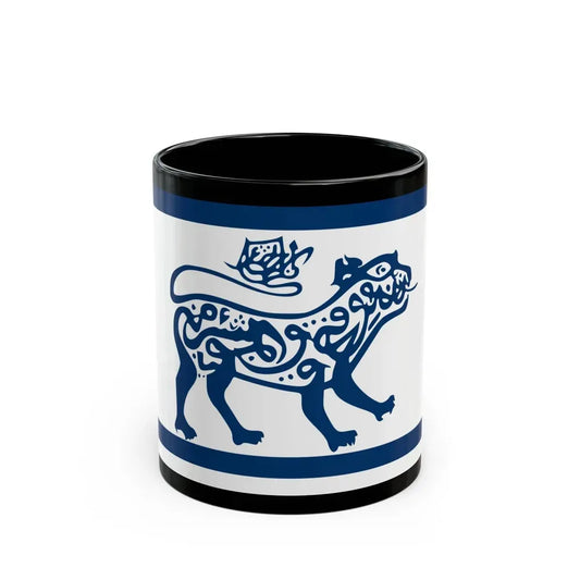 Flag of Kelantan 1912 to 1923 Malaysia - Black Coffee Mug 11oz - Go Mug Yourself