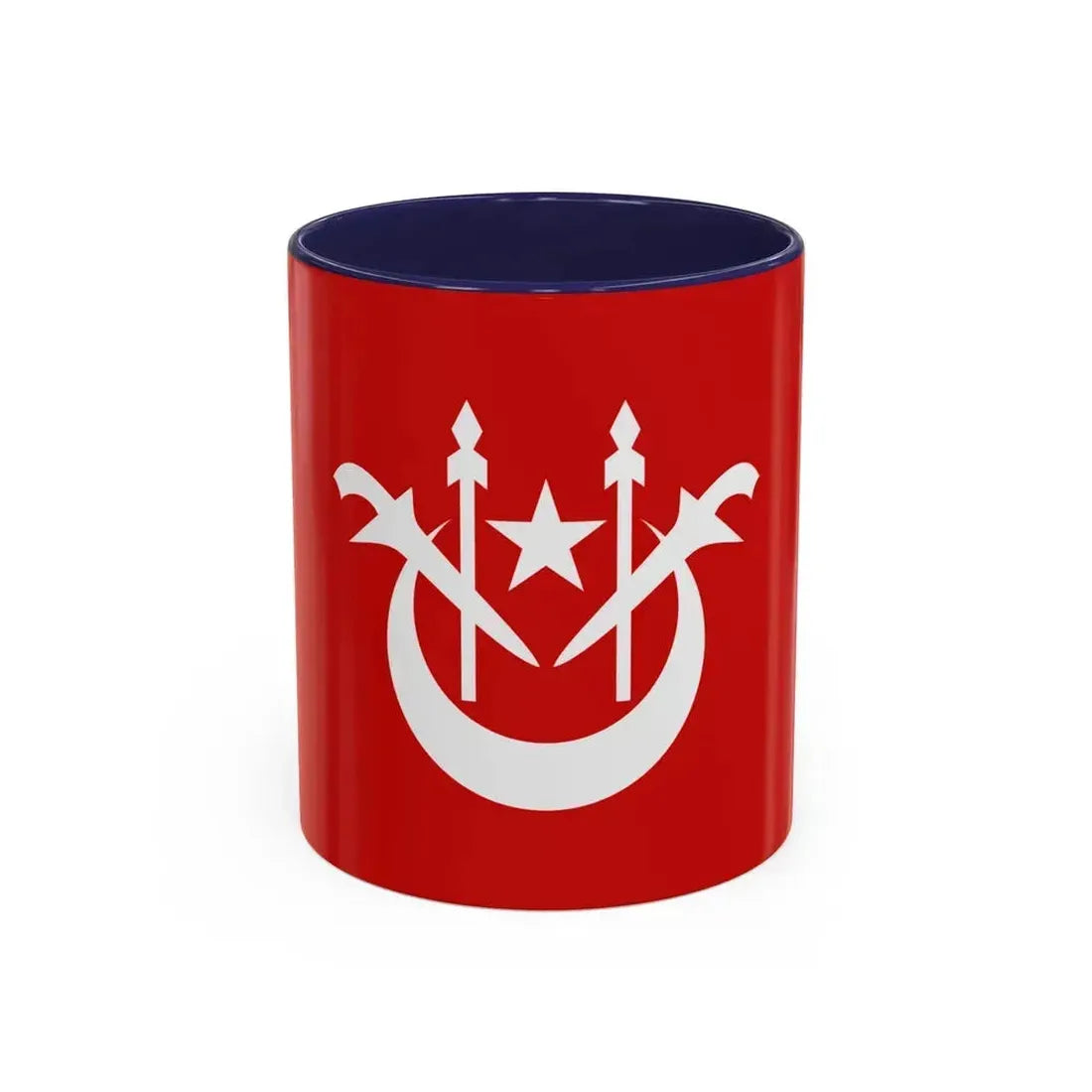 Flag of Kelantan Malaysia - Accent Coffee Mug 11oz Navy - Go Mug Yourself