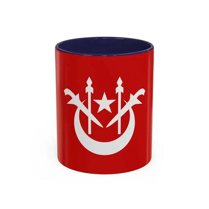 Flag of Kelantan Malaysia - Accent Coffee Mug 11oz Navy - Go Mug Yourself