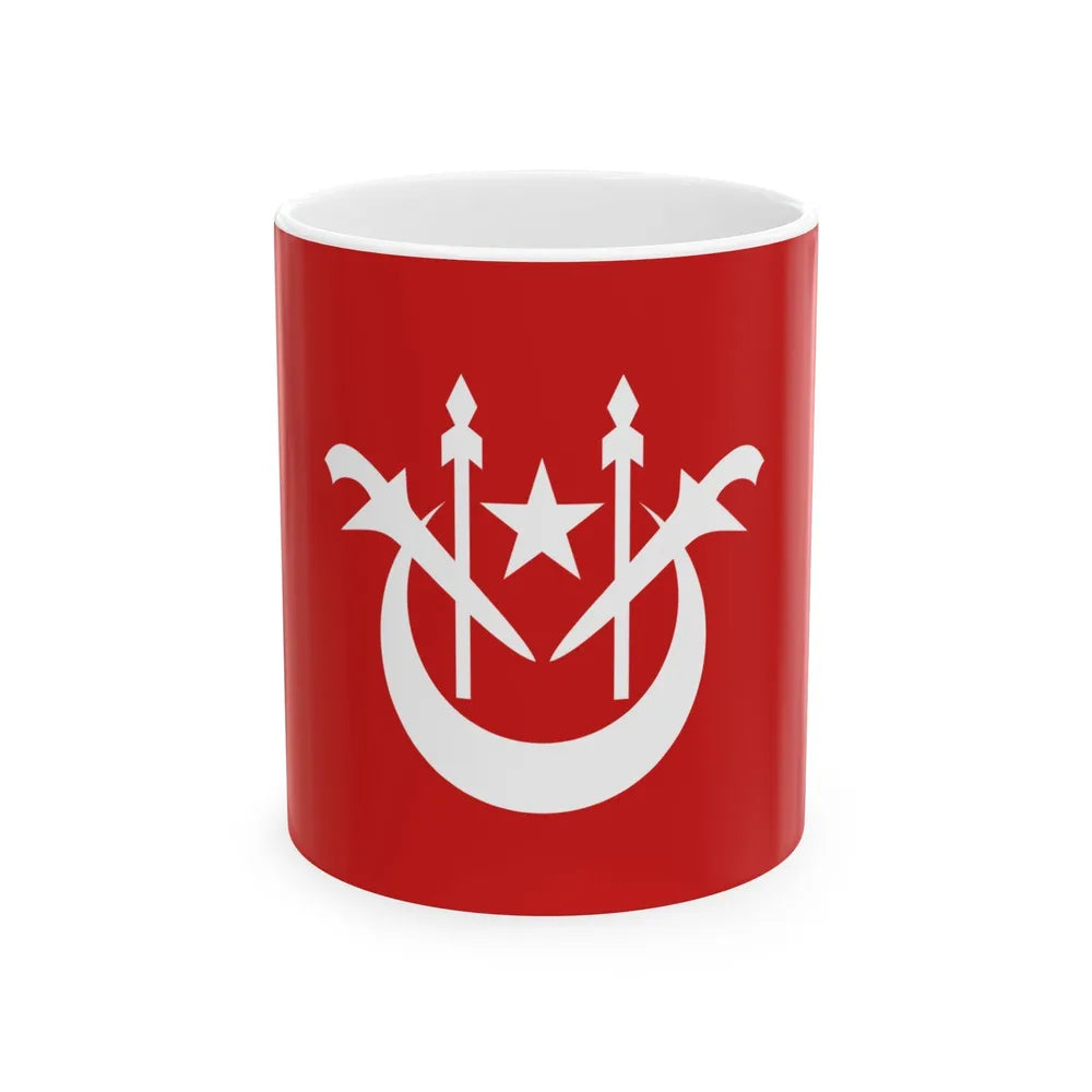 Flag of Kelantan Malaysia - White Coffee Mug-11oz-Go Mug Yourself