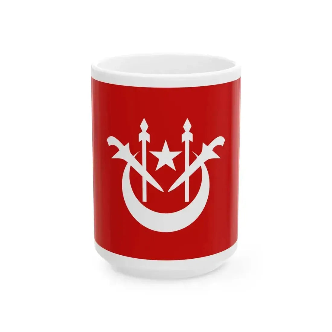 Flag of Kelantan (Malaysia) White Coffee Mug 15oz - Go Mug Yourself