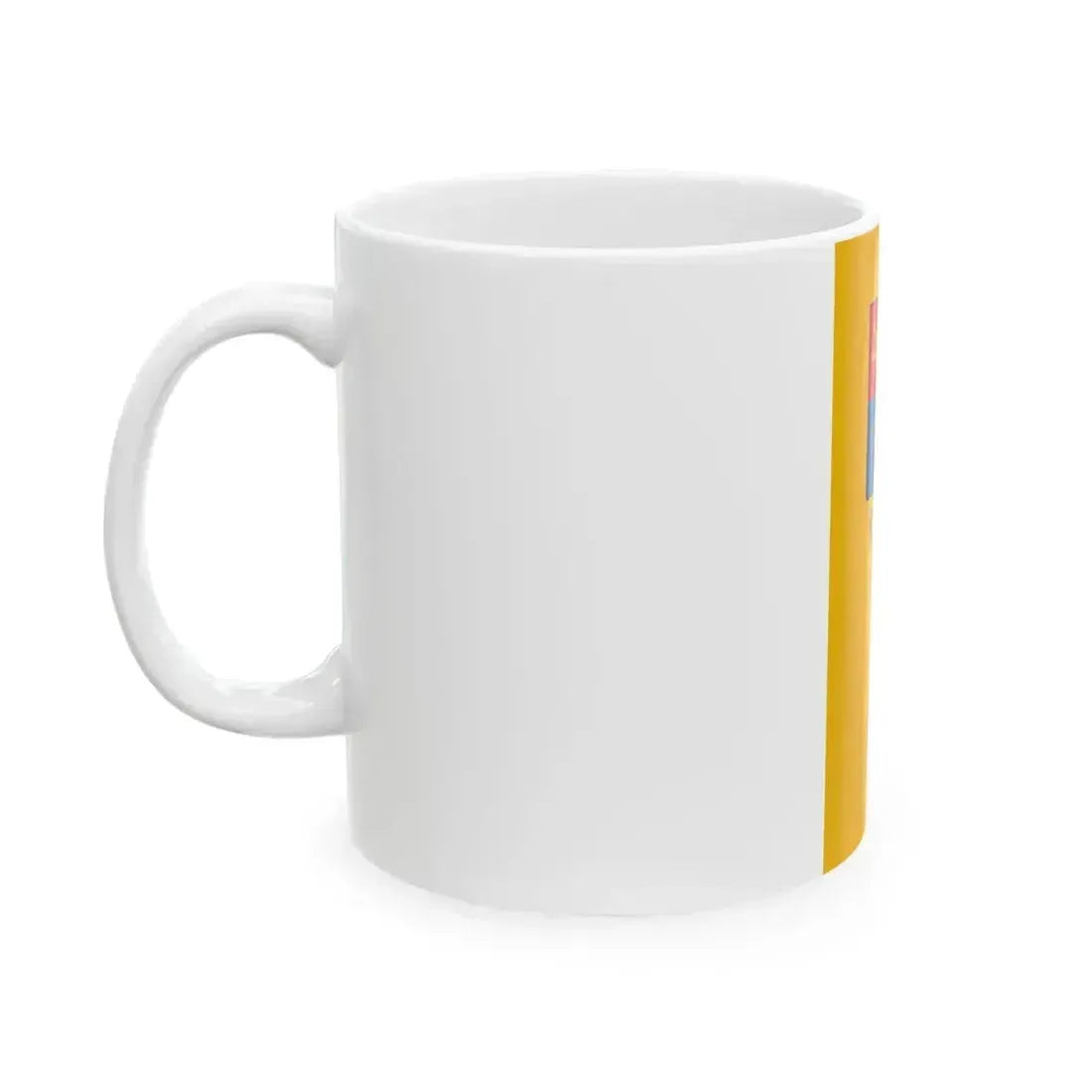 Flag of Kelebia vertical (Hungary) White Coffee Mug - Go Mug Yourself