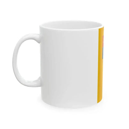 Flag of Kelebia vertical (Hungary) White Coffee Mug - Go Mug Yourself