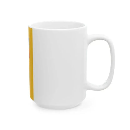 Flag of Kelebia vertical (Hungary) White Coffee Mug - Go Mug Yourself