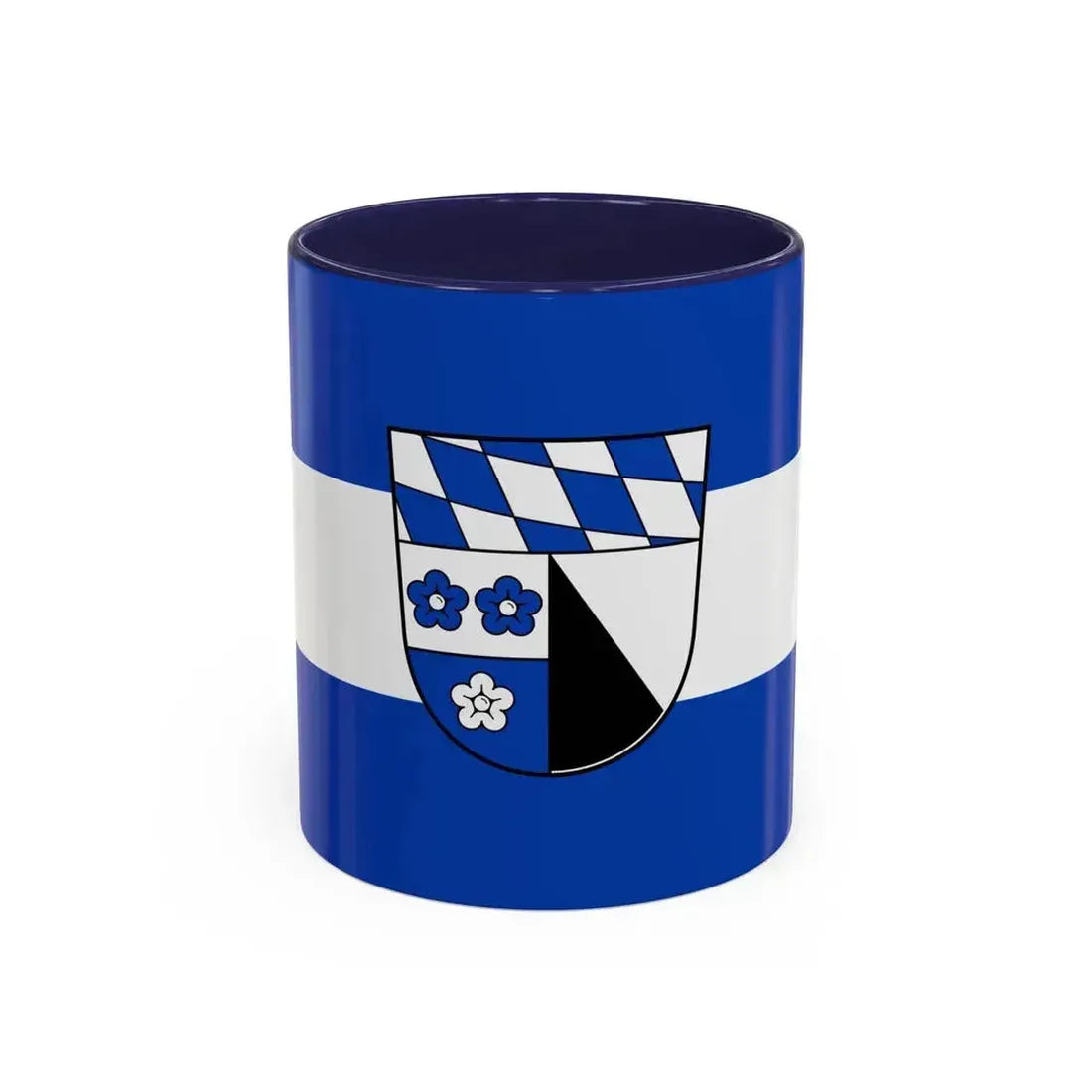 Flag of Kelheim Germany - Accent Coffee Mug 11oz Navy - Go Mug Yourself