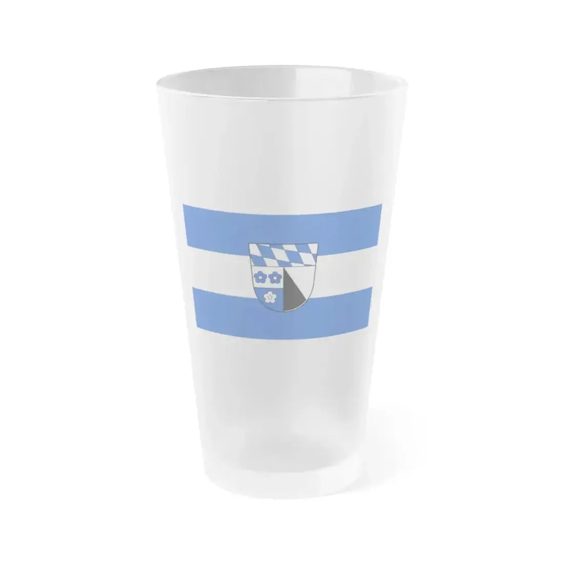 Flag of Kelheim Germany - Frosted Pint Glass 16oz 16oz Frosted - Go Mug Yourself