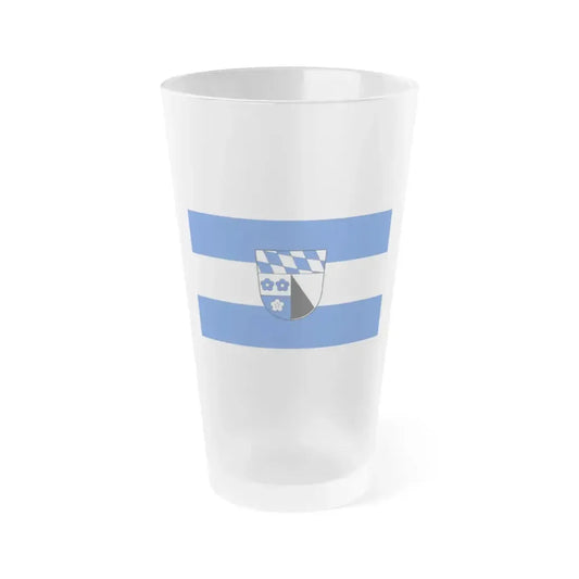 Flag of Kelheim Germany - Frosted Pint Glass 16oz 16oz Frosted - Go Mug Yourself