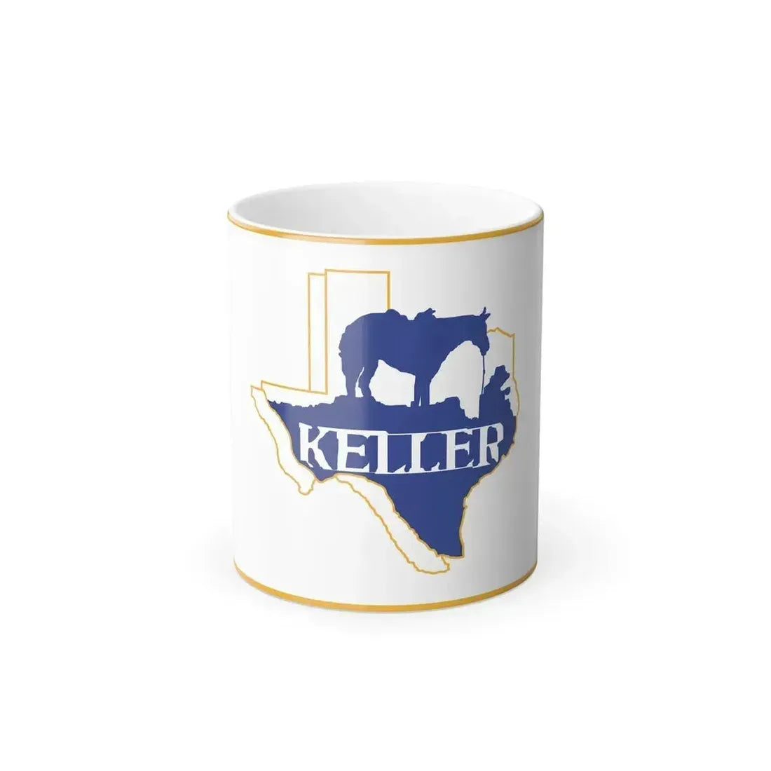 Flag of Keller, Texas - Color Changing Coffee Mug 11oz - Go Mug Yourself