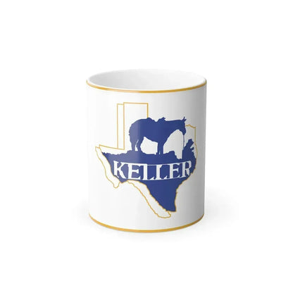 Flag of Keller, Texas - Color Changing Coffee Mug 11oz - Go Mug Yourself