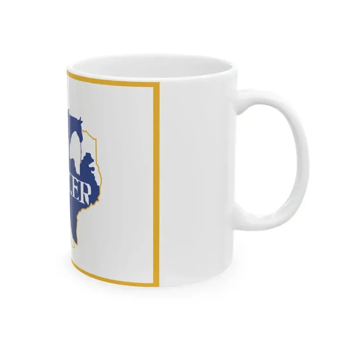 Flag of Keller Texas (United States) White Coffee Mug - Go Mug Yourself