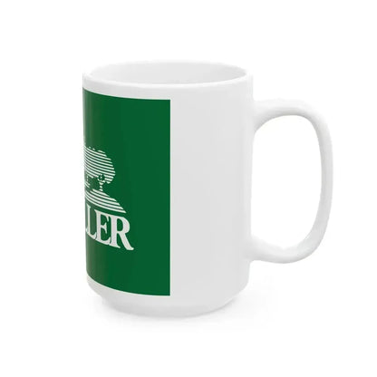 Flag of Keller (United States) White Coffee Mug - Go Mug Yourself