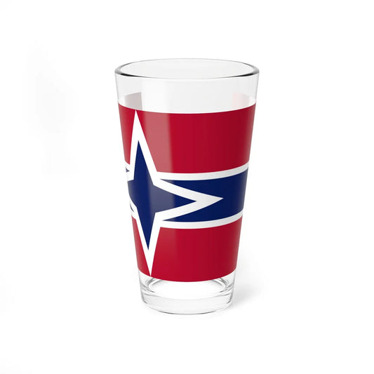 Flag of Kelley Iowa (United States) Pint Glass 16oz 16oz - Go Mug Yourself