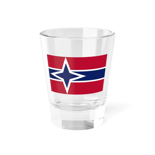 Flag of Kelley Iowa (United States) Shot Glass 1.5oz 1.5oz - Go Mug Yourself