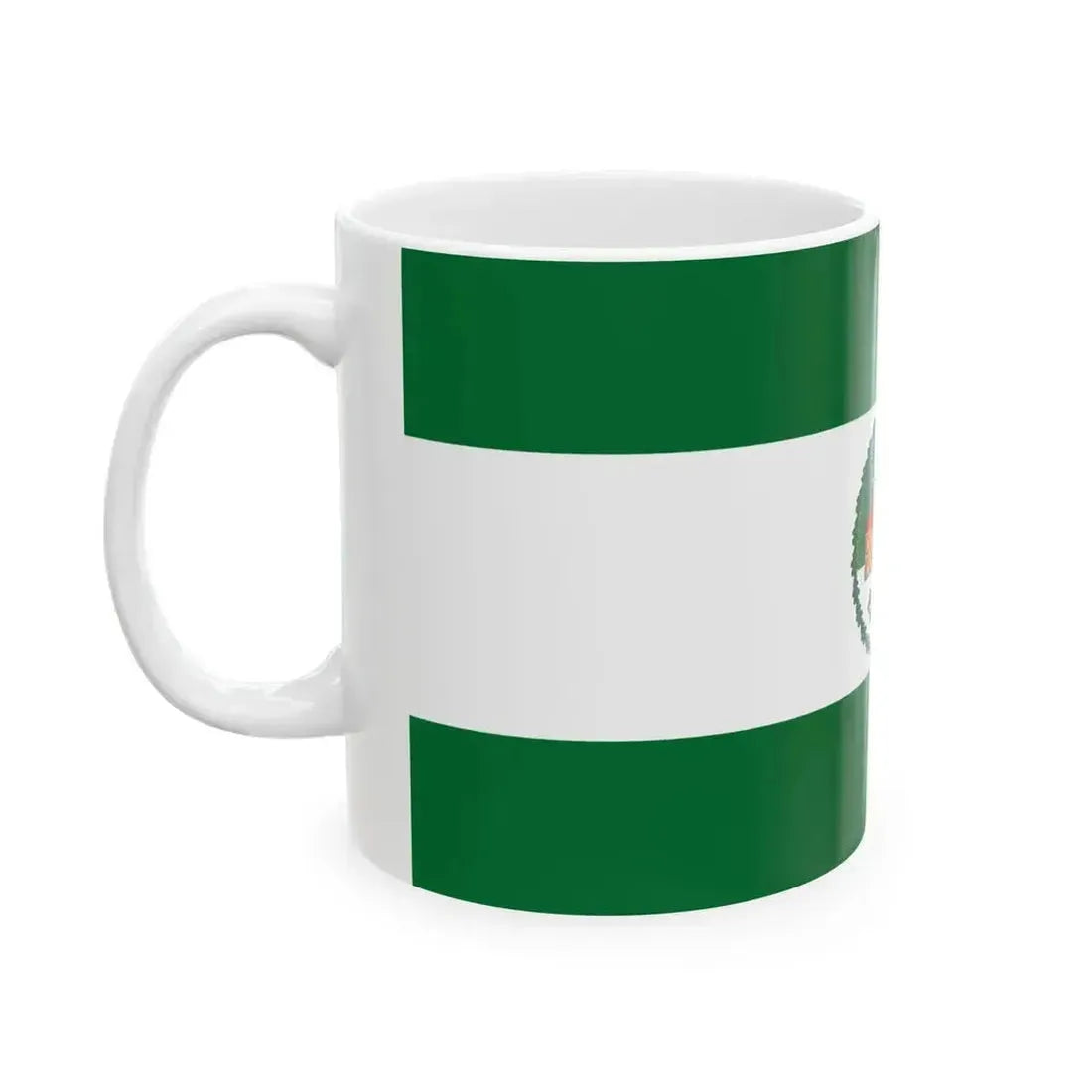 Flag of Kemence (Hungary) White Coffee Mug - Go Mug Yourself