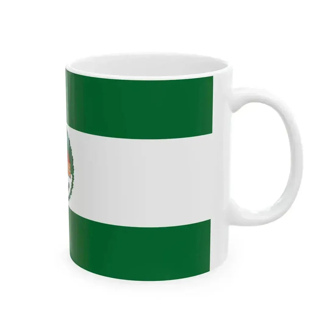 Flag of Kemence (Hungary) White Coffee Mug - Go Mug Yourself