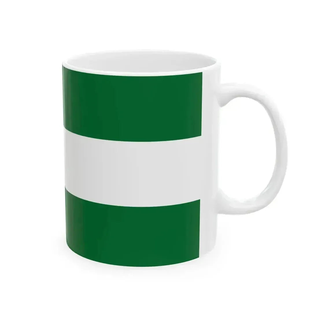 Flag of Kemence variant (Hungary) White Coffee Mug - Go Mug Yourself